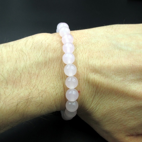 Cute Pink Stone Promise Breast Cancer Bracelet - Picture 5 of 7
